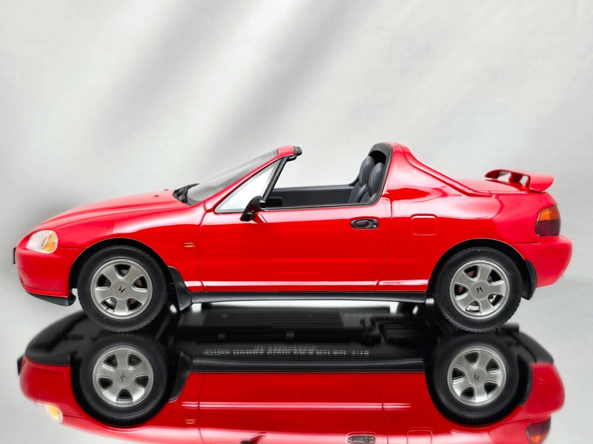 Otto Mobile Honda Civic CRX Del Sol VTi 1995 Red Resin Model Car 1