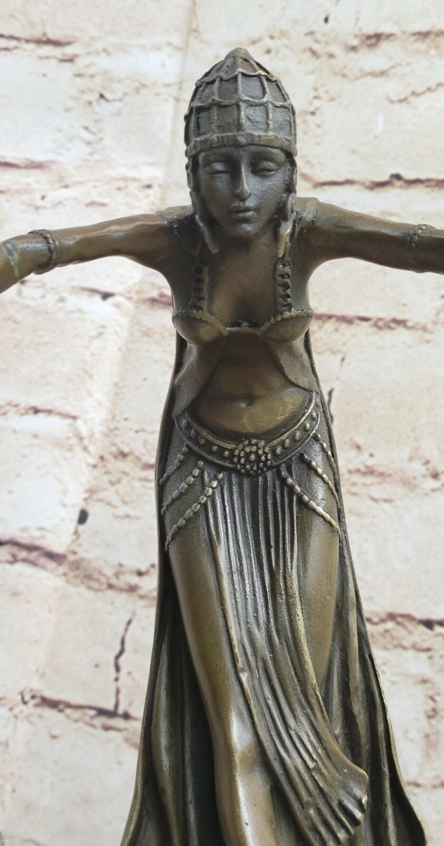 ブロンズ像　神　D.H. CHIPARUS DANCER　アールデコ　彫刻家 s-l1200.jpg