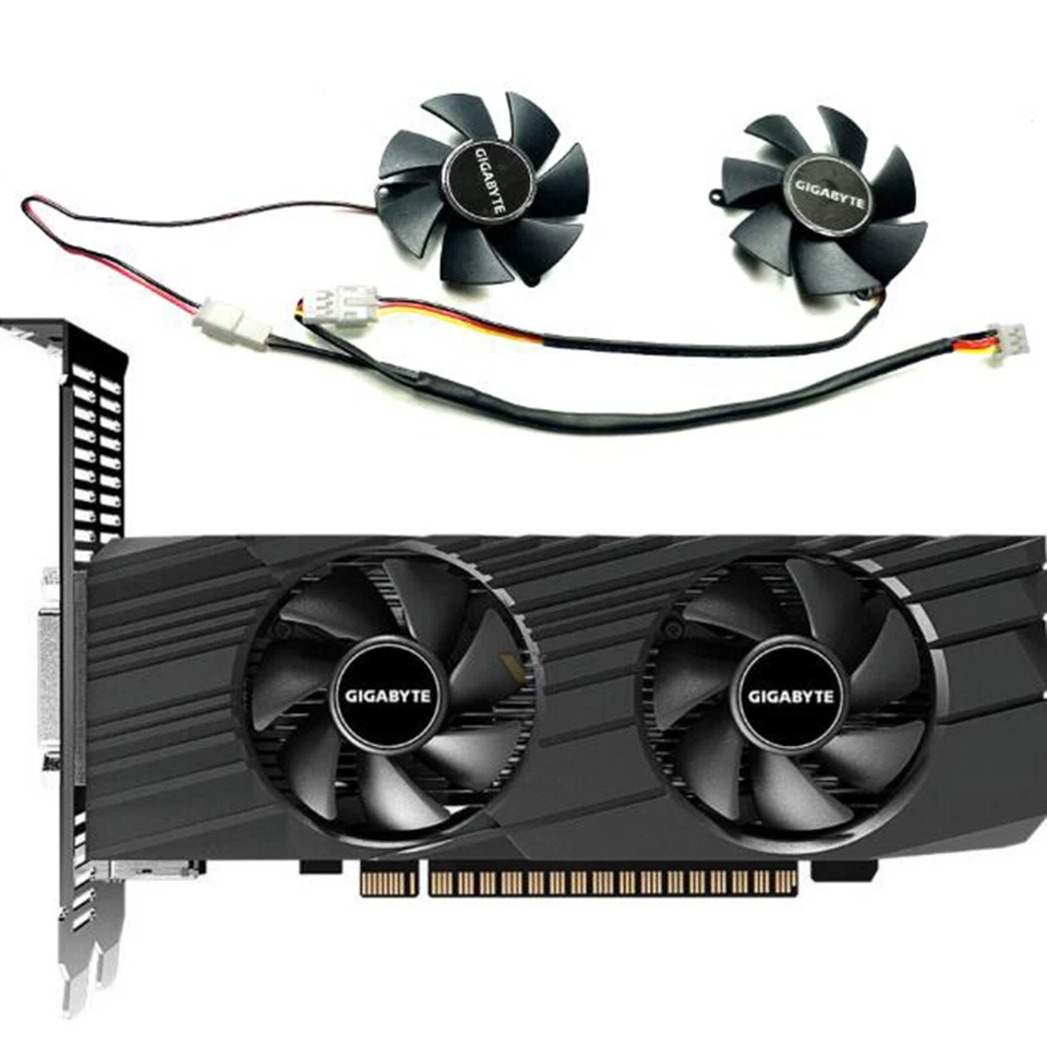 Graphics Card Cooling Fan Cooler Fan FS1250-S2053A for Gigabyte GTX1650 4GB Part - Image 2 of 4