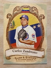 2009 Topps Allen & Ginter National Pride Baseball Card #NP54 Carlos Zambrano