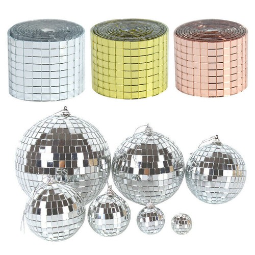 DIY Mini Mosaic Tiles Self-Adhesive Square Mirror Glass Wall Sticker Decors AU - Picture 6 of 15