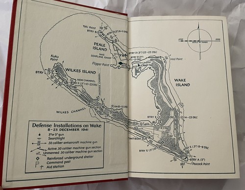 W. Scott Cunningham WAKE ISLAND COMMAND 1961 First Edition World War II Navy - Picture 8 of 12