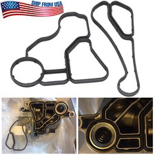 OE NEW FOR-BMW Oil Filter Housing Gasket Cool...