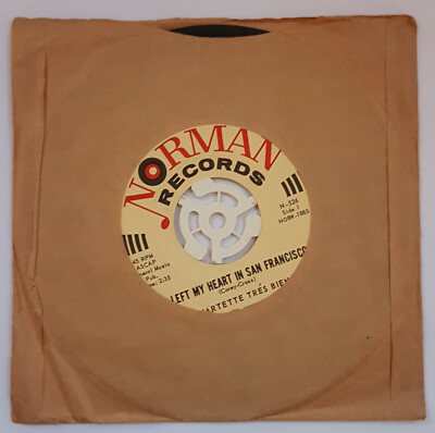 QUARTETTE TRES BIEN: I Left My Heart In San Francisco 1962 Norman N526 US press