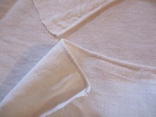 Drap N°440 ancien en chanvre  110 X 168 Cm   PETIT DRAP  ou  Nappe état d'usage