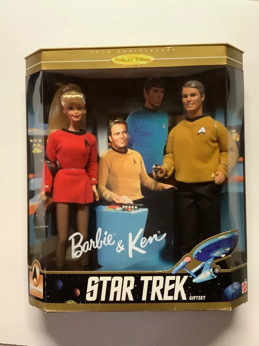 30th anniversary collector edition hotsell barbie and ken star trek