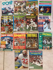 Assorted lot of 14 1970s Football Sports Magazines Dolphins, OJ, Czonka — photo 1