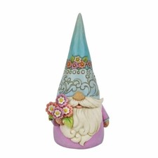 Jim Shore HWC Gnome with Flowers - 6010286