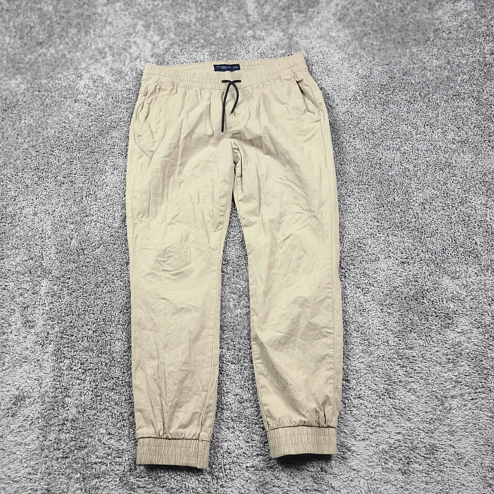 Abercrombie & Fitch Pants Men's Large Khakis Jogger Brown Stretch