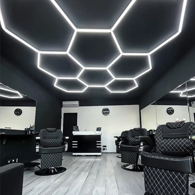 Hexagon LED-Beleuchtung Auto Detaillierung Garage Werkstatt Licht Wabe Hex Bar
