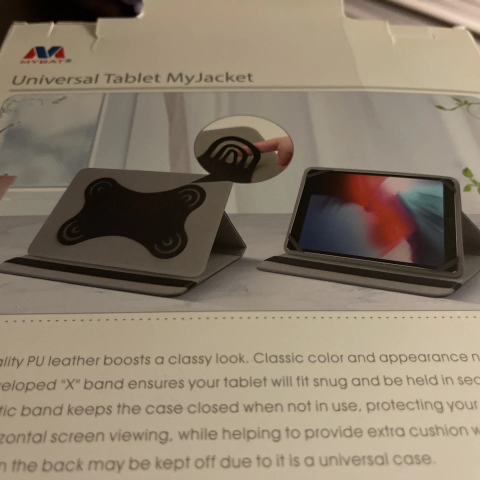 Universal Tablet case My Bat 7-8 Inch With Durable Elastic Band - Image 3 of 3