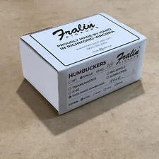 Made In USA Lindy Fralin Wide Range Neck Pickup Empty Box Luthiers Collectors