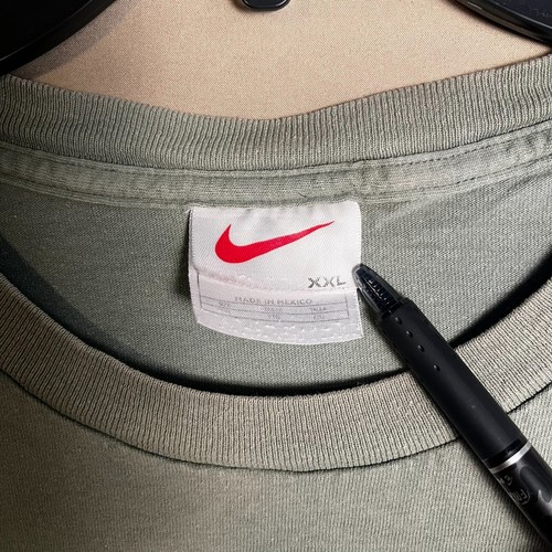 2000s VTG Nike Athletics Stencil Shirt - Y2K - Green - Mens XXL - 第 3/7 張圖片
