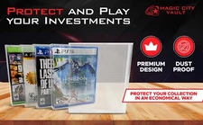 Acrylic UV Protected Video Game Display Case- N64, NES, Xbox, Playstation & More