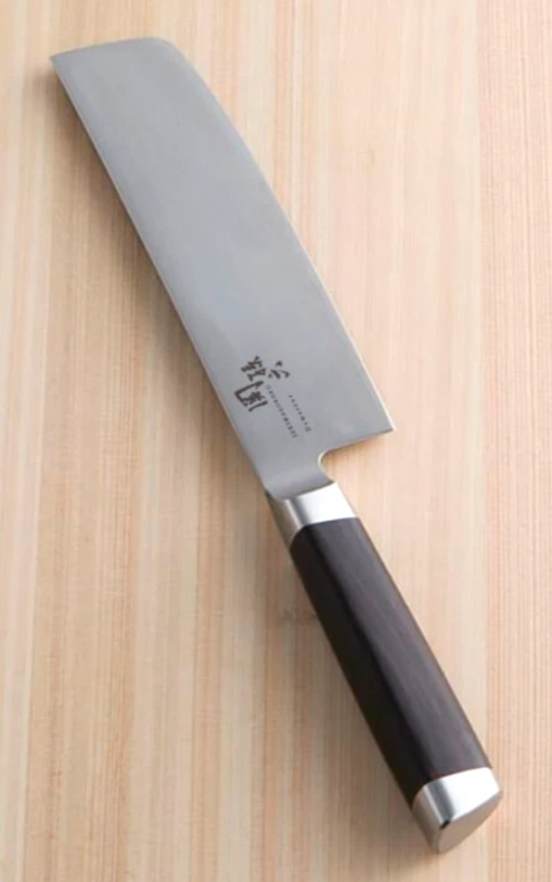 SEKI MAGOROKU Japanese Chef Knife Nakiri 165mm KAI AE5206 Damascus Made in Japan - Image 3 of 4