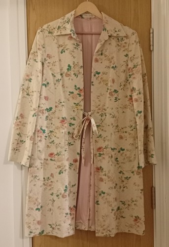 Laura Ashley Atemberaubender Vintage Blumen Kleid Mantel/Jacke Größe 18