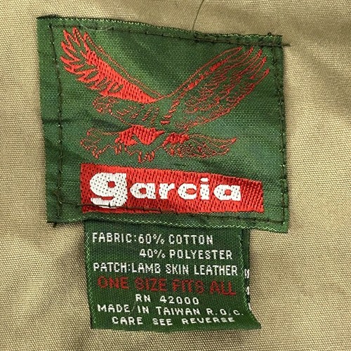 Vtg Garcia Fly Fishing Vest OSFA Khaki Vented 13 Pockets Fly Patch Beige READ - Picture 11 of 24