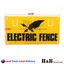20 Piece Electric Fence Warning Sign Set - Caution Signs With Hooks To Attach To Wire Or Rope