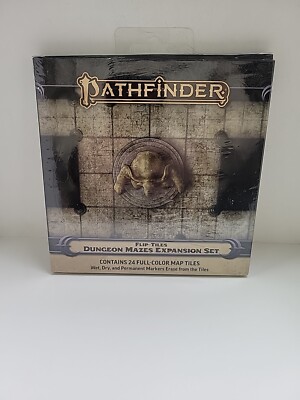 Pathfinder Flip-Tiles - Dungeon Mazes Expansion Set - Wet/Dry erase tiles NEW