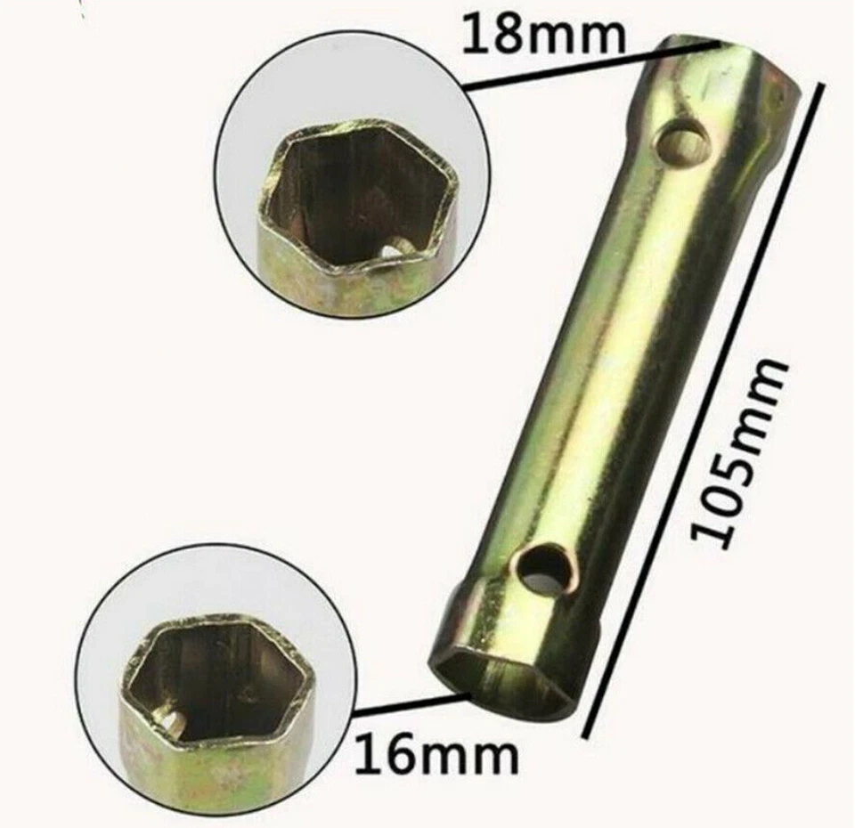 Kit de herramientas de llave de vaso de bujía universal para motocicleta Foto 4 de 4