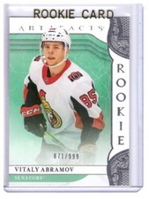 Vitaly Abramov 2019-20 Artifacts Rookie Card #175 /999