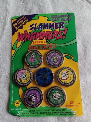 Vintage 1994 NOC Slammer Whammers! Series II Mad Caps Jangle Bones 