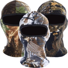 Balaclava Camo Full Face Mask for Winter Cold Weather Ski Cycling Windproof Hood