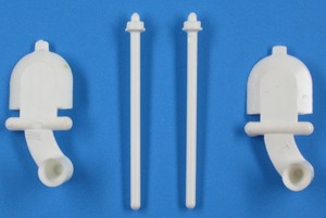 Coleco Table Hockey Game Goalie Net Puck Traps 2 And Puck