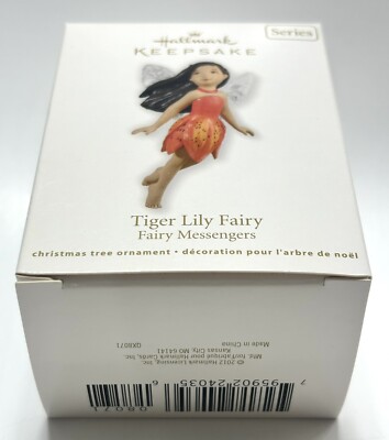 *NEVER OPENED* - 2012 Hallmark Ornament - TIGER LILY FAIRY - 8th In Series