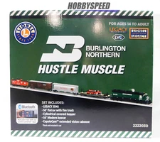 LIONEL BURLINGTON NORTHERN LEGACY HUSTLE MUSCLE TRAIN SET O GAUGE 2222030 NEW
