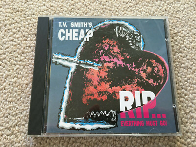 TV Smith's Cheap RIP Everything Must Go CD 1993 Humbug Records RARE