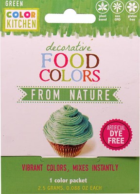 Color Kitchen Green Plant Based Food Coloring From Nature 2.5 Grams 1