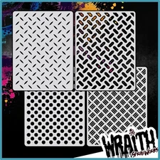 Mini Metal Kit - Reusable Airbrush Stencil Template