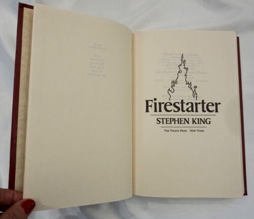 Firestarter, Stephen King Library Edition, 1980 Red Leather Bound Hardcover - Bild 6 von 10