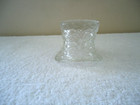 Vintage Clear Glass Designed Top Hat Toothpick Holder " BEAUTIFUL COLLECTIBLE " — photo 2