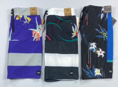 Boy's Youth Vans 18'' Outseam 4 Way Stretch Board Shorts Swim 