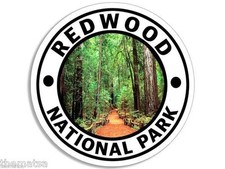REDWOOD SEQUOIA NATIONAL PARK TOOLBOX CAR HELMET STICKER DECAL 4" MADE IN USA