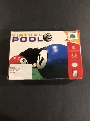 virtual pool n64 box only