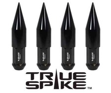 20 True Spike Lug Nuts Black M14x1.5 Kit