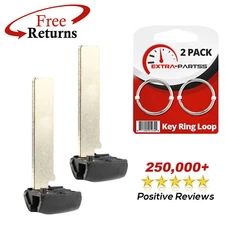 2 Uncut Fllip Key Blade Insert Aftermarket Replacement for Subaru (HYQ14AHC/AHK)