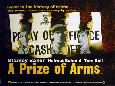 Prize Of Arms 1961 Stanley Baker Tom Bell Helmut Schmid Uk Quad Poster Ebay