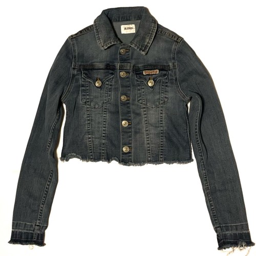 Hudson Raw Hem Cropped Jean Jacket 