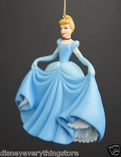DISNEY PRINCESS CINDERELLA BALLROOM DRESS CUSTOM CHRISTMAS ORNAMENT NEW SO CUTE