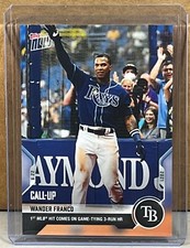 2021 TOPPS NOW #402 WANDER FRANCO TAMPA BAY RAYS ROOKIE MLB debut 1st Hit HR