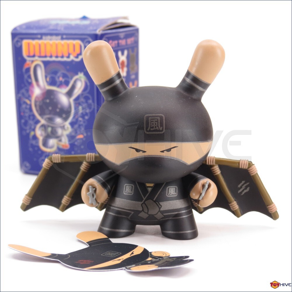 Kidrobot Dunny 2009 Series Flying Ninja by Huck Gee 3