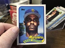 1989 Topps Traded Gene Harris Rookie Seattle Mariners #46T