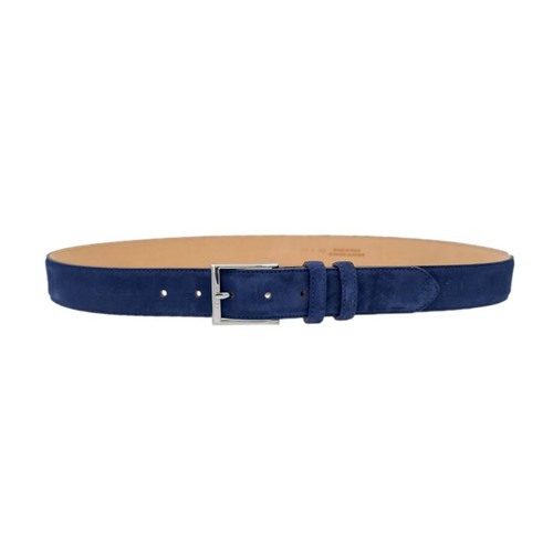 Cintura in vera pelle scamosciata 3,5 cm con fibbia 100% Nichel free - Imagen 2 de 53