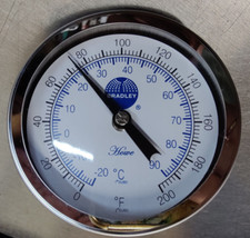 Bradley Howe Thermometer 0-200°F, -20-90°C