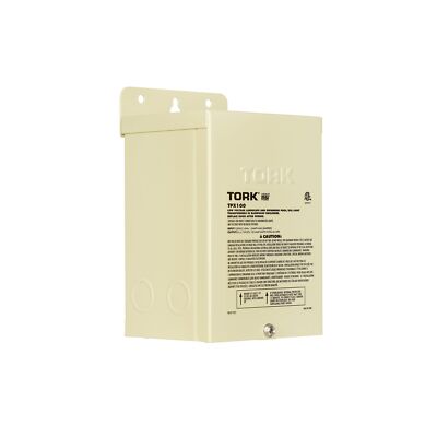 NSI TORK TPX100 Low-Voltage 100-Watt Safety Transformer for Indoor/Outdoor Po...