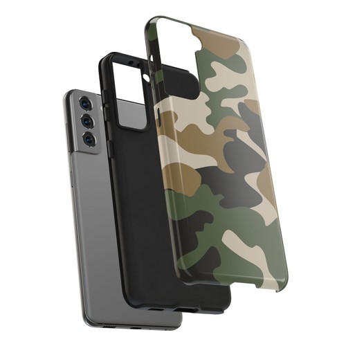 Army Fatigue Tough Phone Case - Military Camo Protective Cover, Rugged iPhone - 第 108/108 張圖片